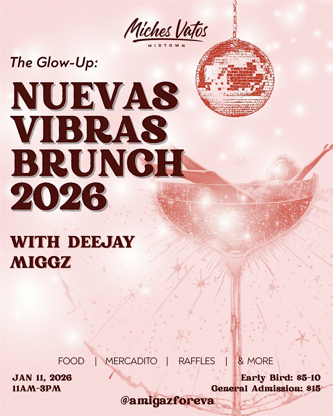 ✨ The Glow-Up: Nuevas Vibras Brunch, 11 January | Event in Reno | AllEvents