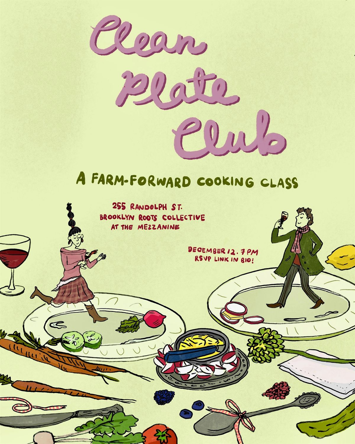 Clean Plate Club, 12 December | Event in Brooklyn | AllEvents