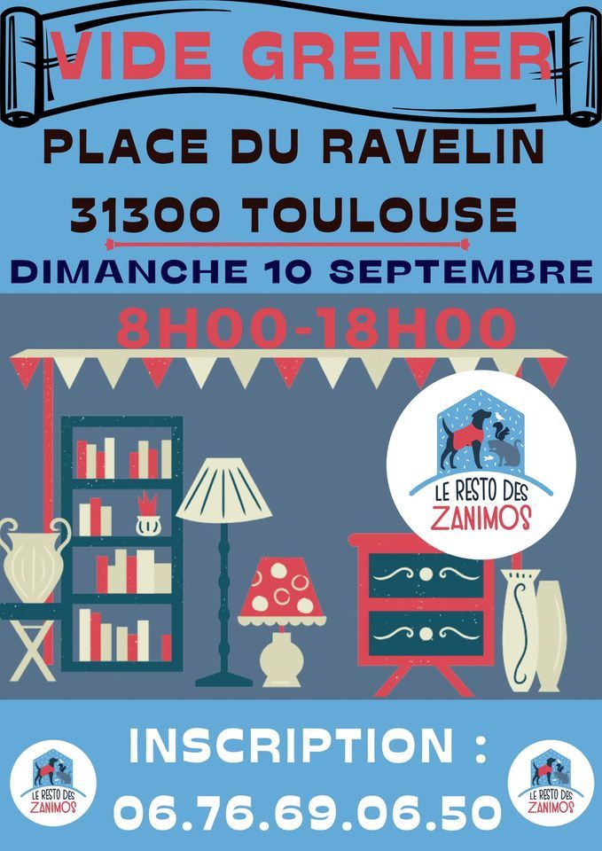 Vide Grenier Place du Ravelin , place du Ravelin 31300 Toulouse