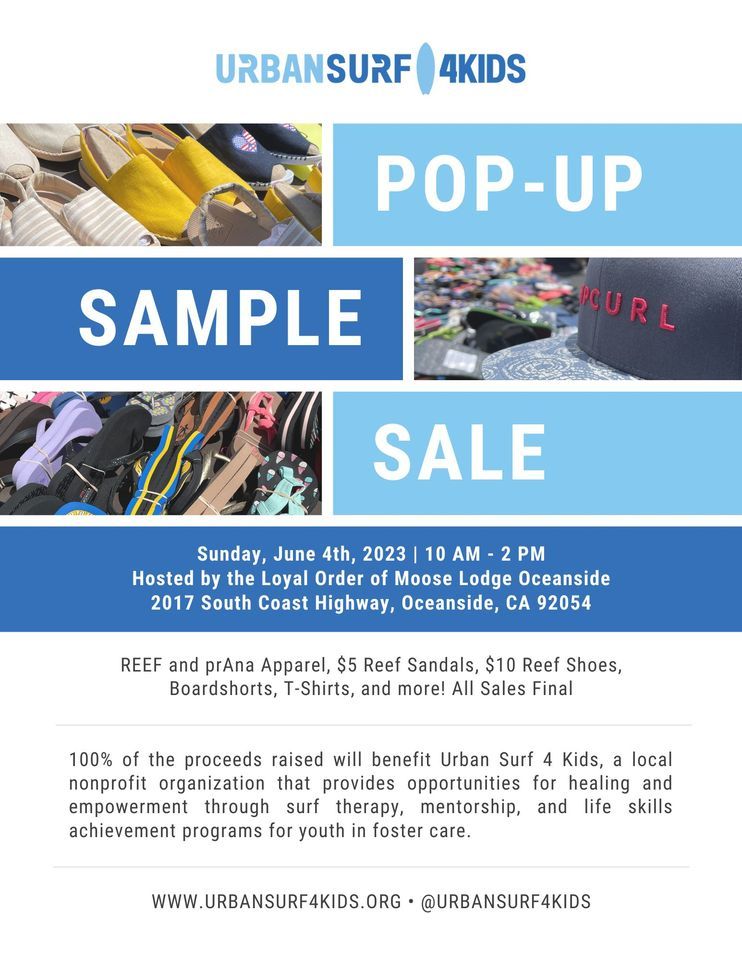 REEF Pop Up Sample Sale At The Moose Lodge In Oceanside CA Moose reef-pop-up-sample-sale-at-the-moose-lodge-in-oceanside-ca-moose