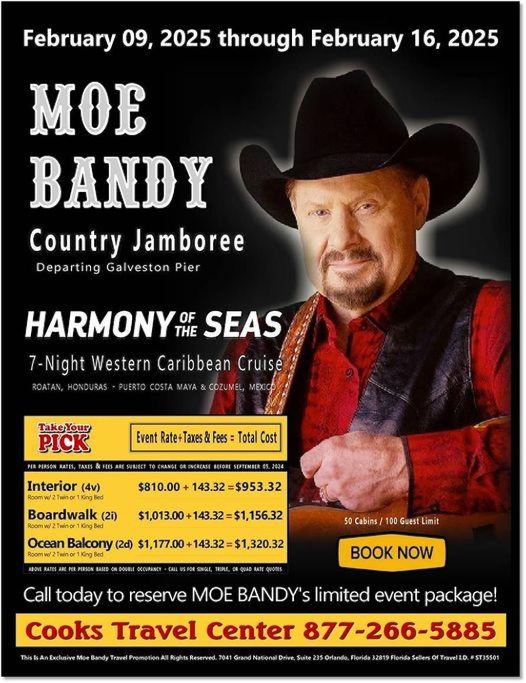 Moe Bandy at Pines Theater - TX, 6 June | Event in Lufkin | AllEvents