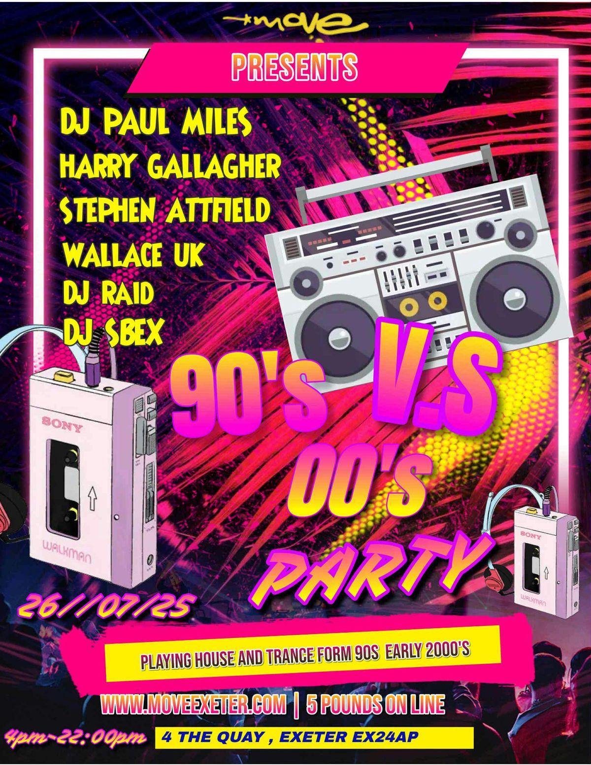 90S V 00s Day Party , 26 July | Event in Exeter | AllEvents