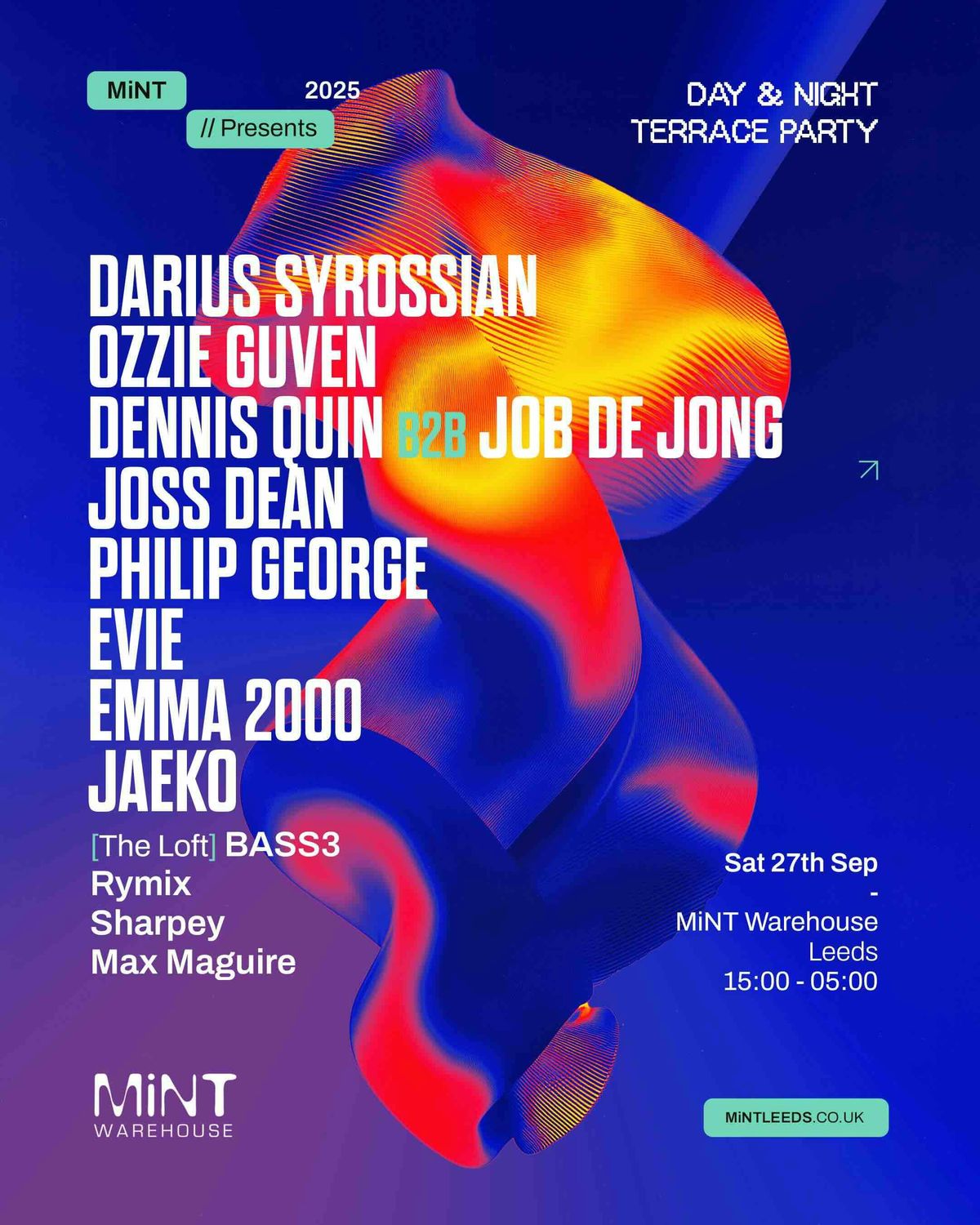 Mint Presents Terrace Party: Ozzie Guven, Daris Syrossian + more, 27 September | Event in Leeds | AllEvents