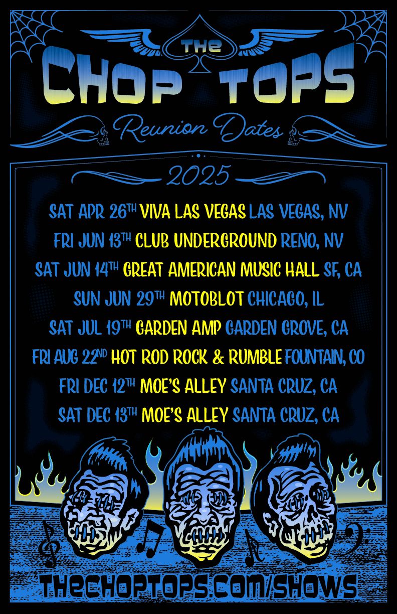 The Chop Tops - Los Dryheavers and The Swillbillys at Moes Alley, 12 December | Event in Santa Cruz | AllEvents