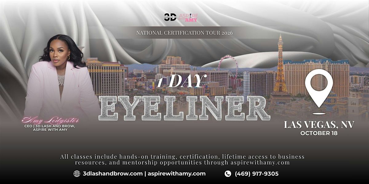 EYELINER CERTIFICATION – LAS VEGAS, NV (OCT 18, 2026), 18 October | Event in Las Vegas | AllEvents