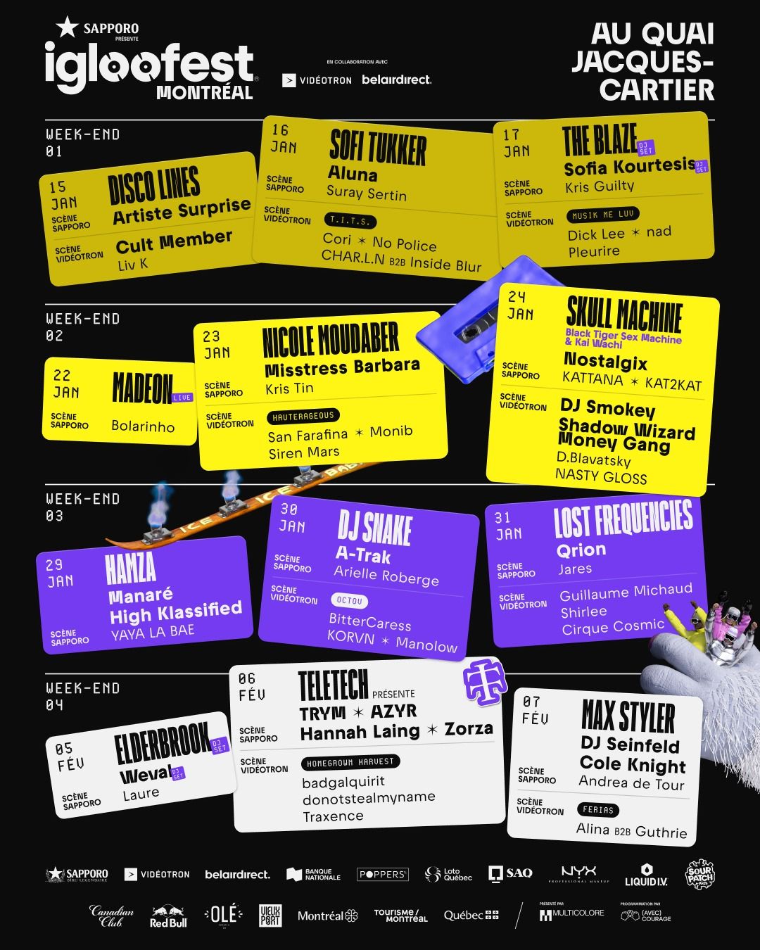 Igloofest Montreal: Disco Lines, 14 January | Event in Montreal | AllEvents