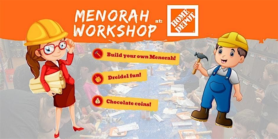 Menorah Workshop @ Home Depot!, 7 December | Event in Washington | AllEvents
