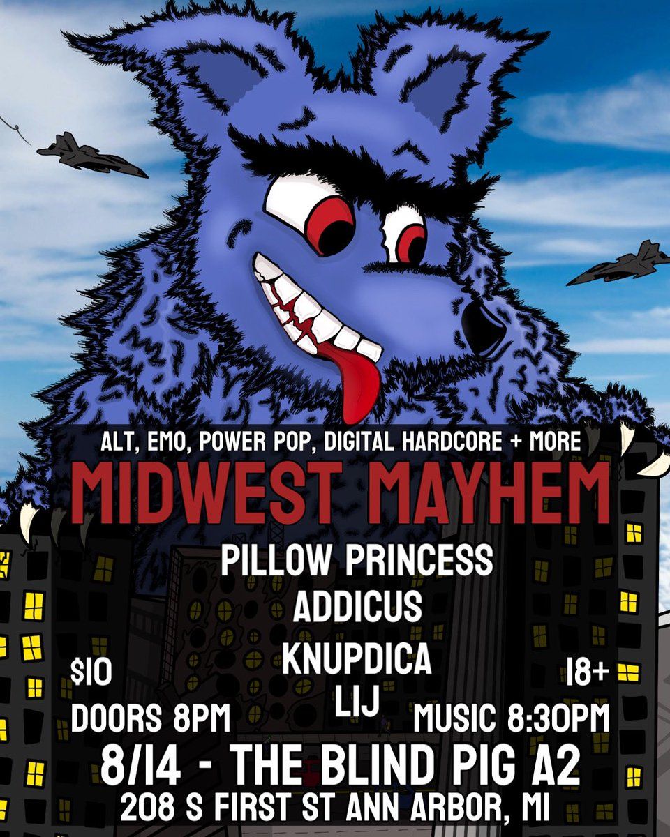 Addicus  Knupdica  Pillow Princess & lij, 13 August | Event in Ann Arbor | AllEvents