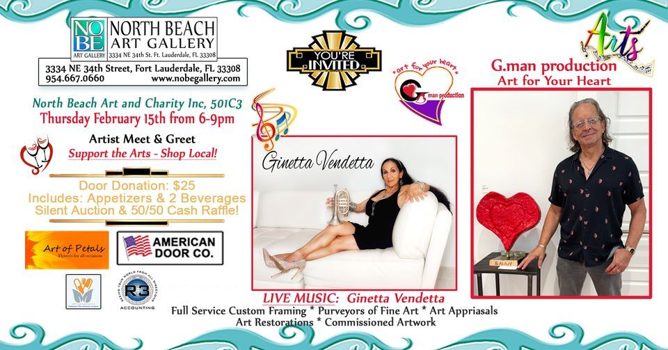 Art for your Heart, Gman Artist Meet and Greet with Jazz Ambassador