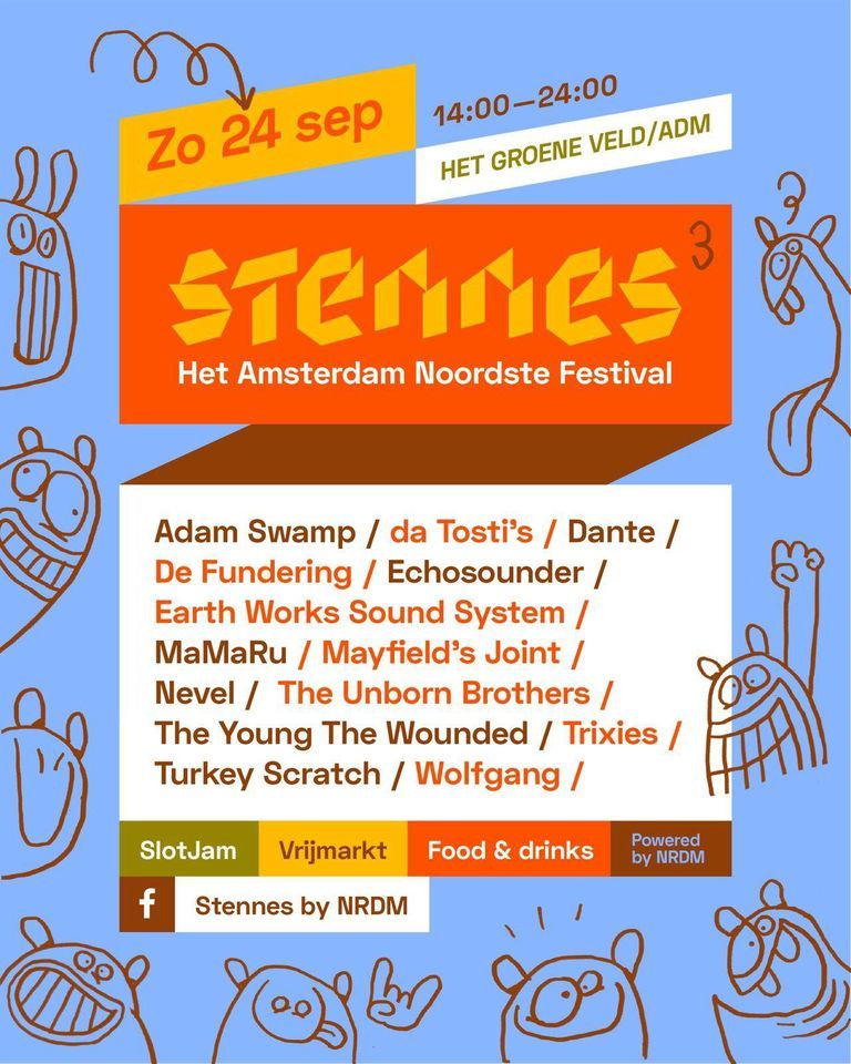 Stennes - het Amsterdam Noordste Festival, 24 September | Event in Amsterdam | AllEvents.in