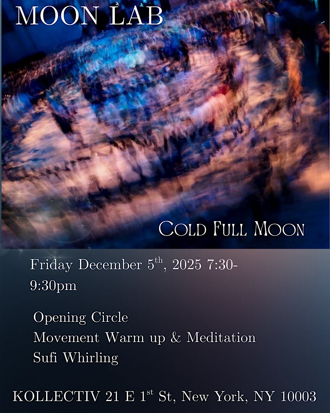 Moon Lab: Cold Full Moon, 5 December | Event in New York | AllEvents