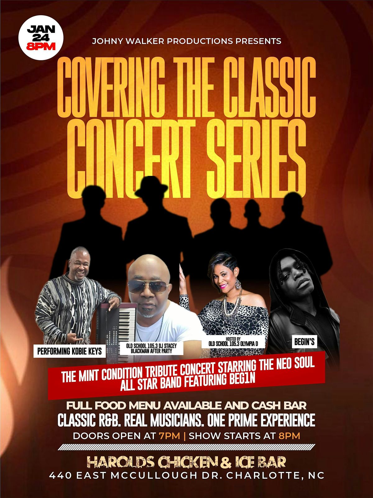 Covering The Classic Concert Series with The Mint Condition Tribute Concert, 24 January | Event in Charlotte