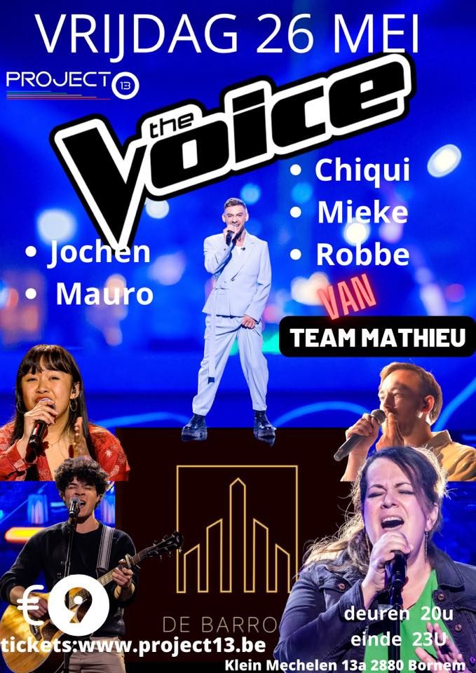 The Voice Project13 Project 13 Bornem May 26 2023 AllEvents in the-voice-project13-project-13-bornem-may-26-2023-allevents-in