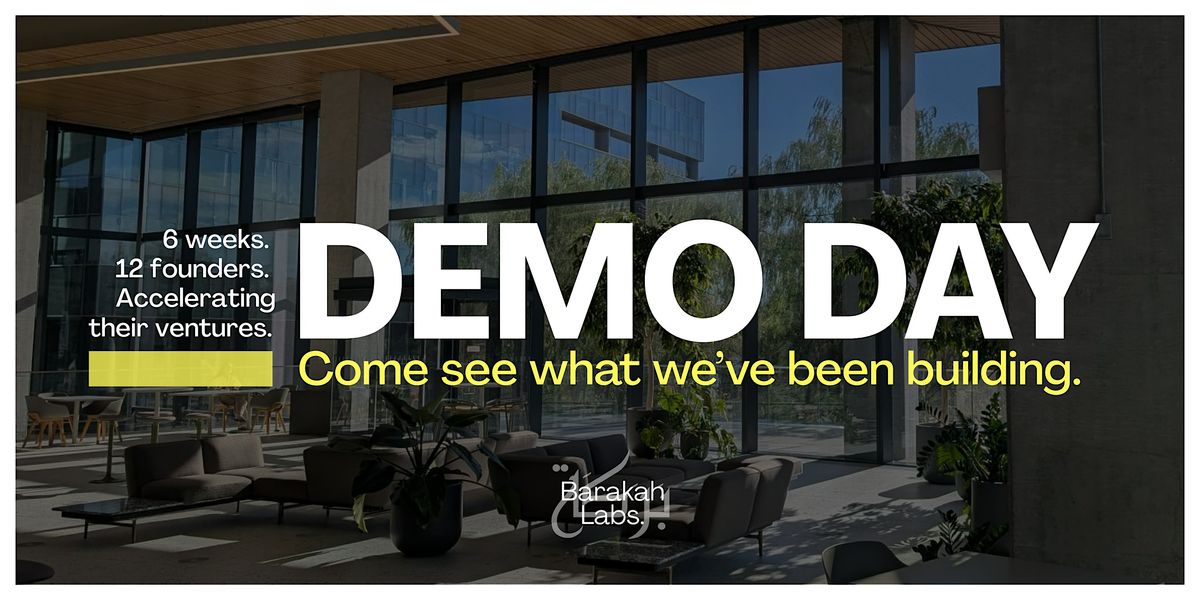 Barakah Labs Demo Day 2025, 12 December | Event in Toronto | AllEvents