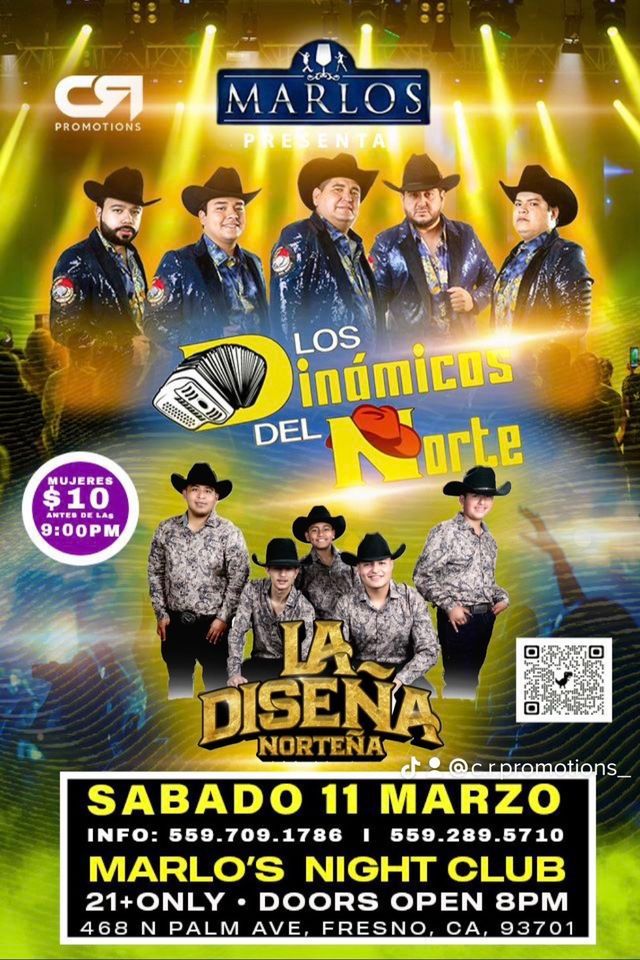 Los Dinamicos Del Norte en Marlos Marlo's Club & Mexican