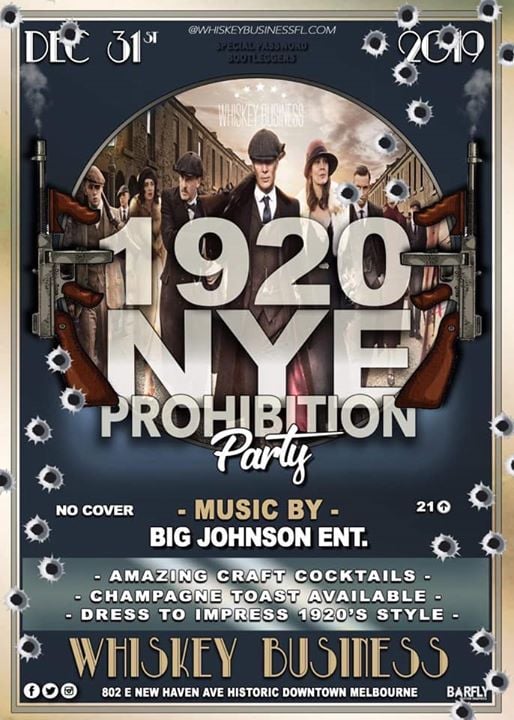 Best new year’s eve parties in south florida – cbs miami New Years Eve Prohibition Party at Whiskey Business, Melbourne