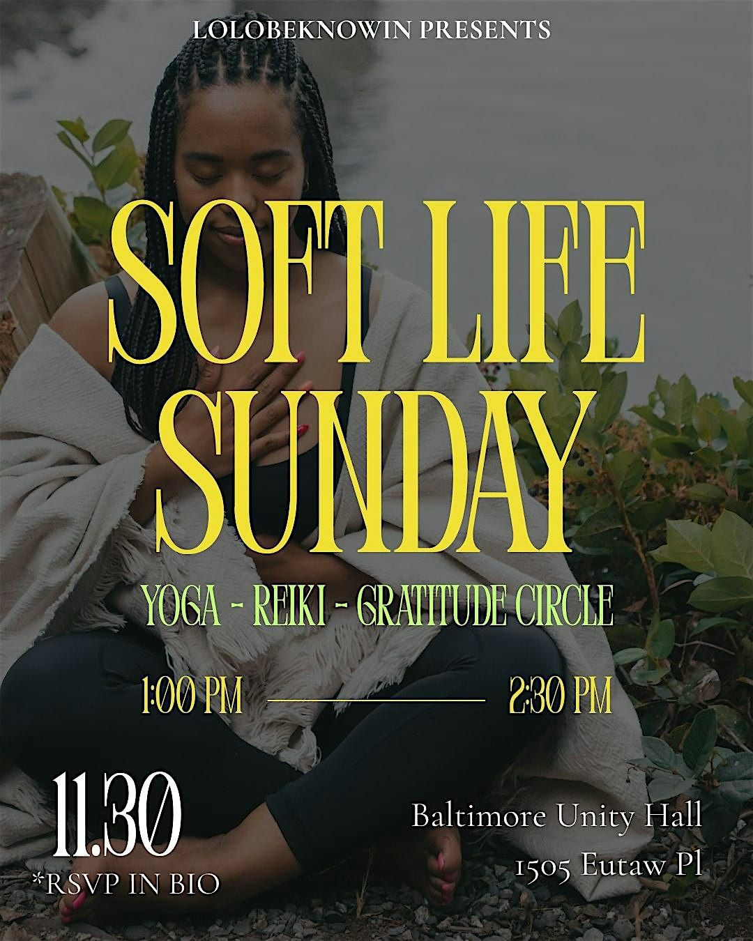 FREE Yoga and Reiki: Soft Life Sunday, 30 November | Event in Baltimore | AllEvents