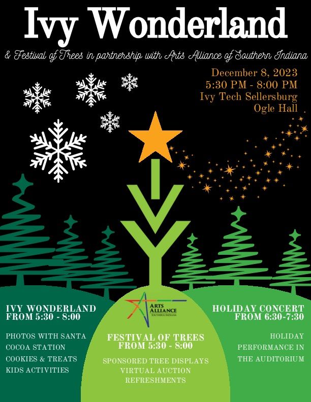 IVY WONDERLAND AND FESTIVAL OF TREES Ivy Tech Sellersburg 8 December ivy-wonderland-and-festival-of-trees-ivy-tech-sellersburg-8-december