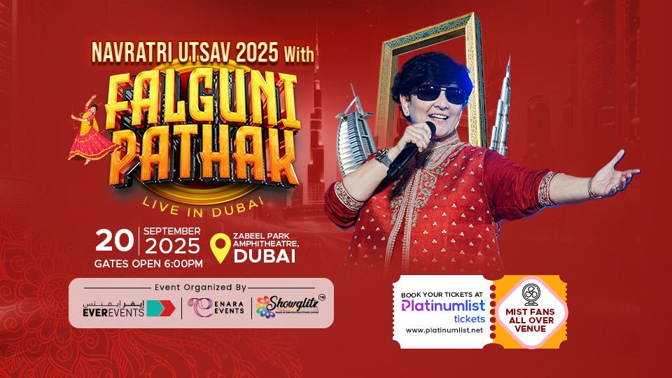 Navratri Utsav with Falguni Pathak 2025, 20 September | Event in Dubai | AllEvents