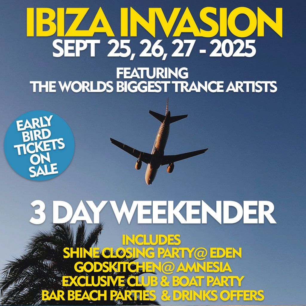 Insomniacz REBOOTED Ibiza Trance Invasion Weekender, 25 September | Event in San Antonio | AllEvents