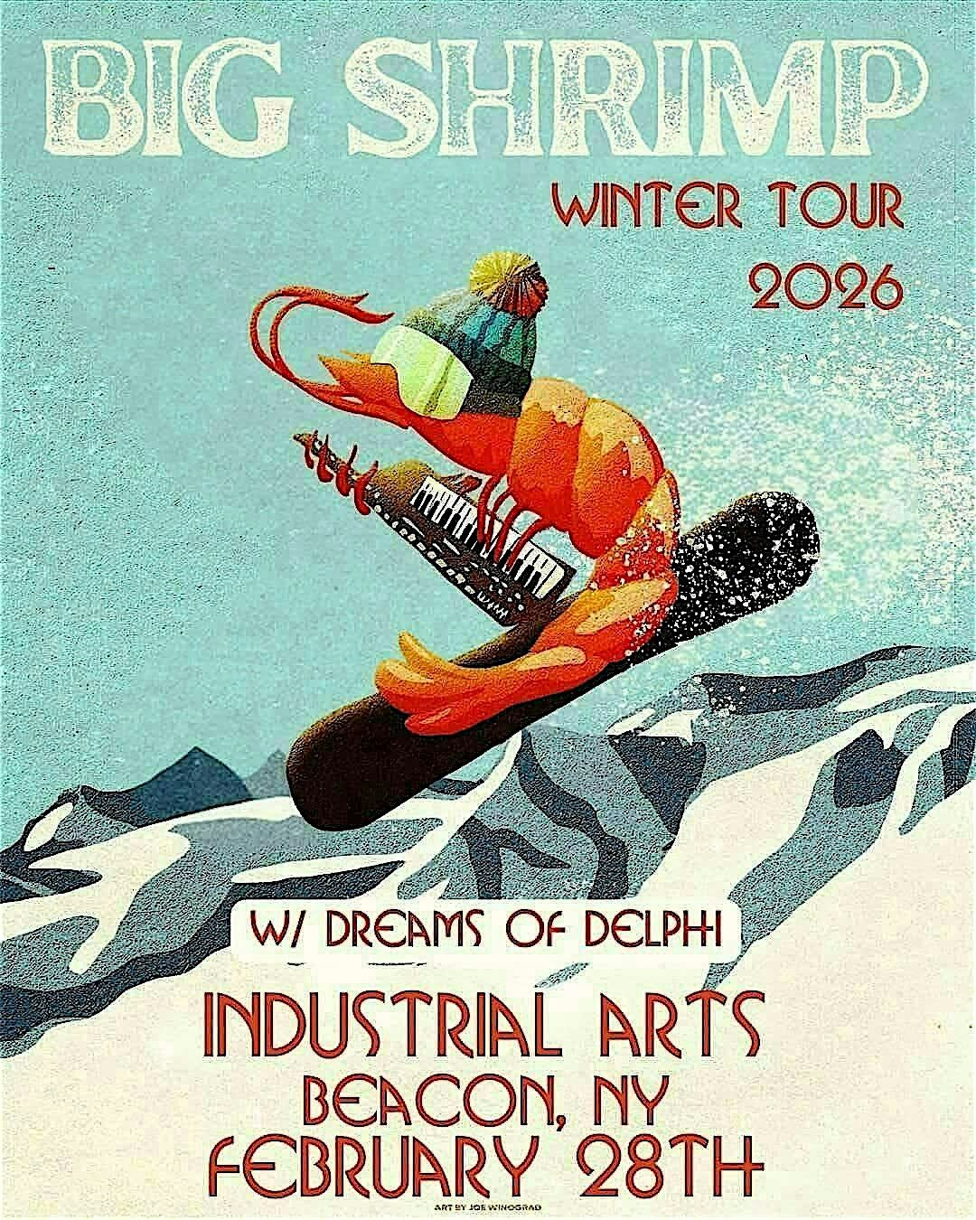 Big Shrimp with Dreams of Delphi at Industrial Arts in Beacon NY, 28 February | Event in Beacon | AllEvents