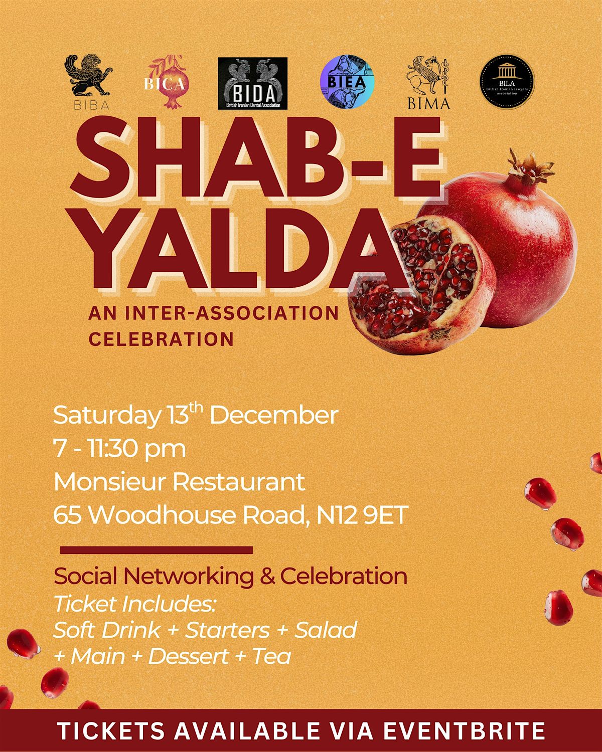 Shab-e Yalda: An Inter-Association Celebration, 13 December | Event in London | AllEvents