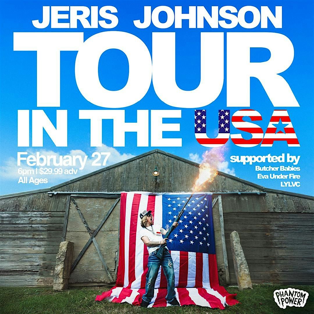 Jeris Johnson w. Butcher Babies, Eva Under Fire, 27 February | Event in Millersville | AllEvents