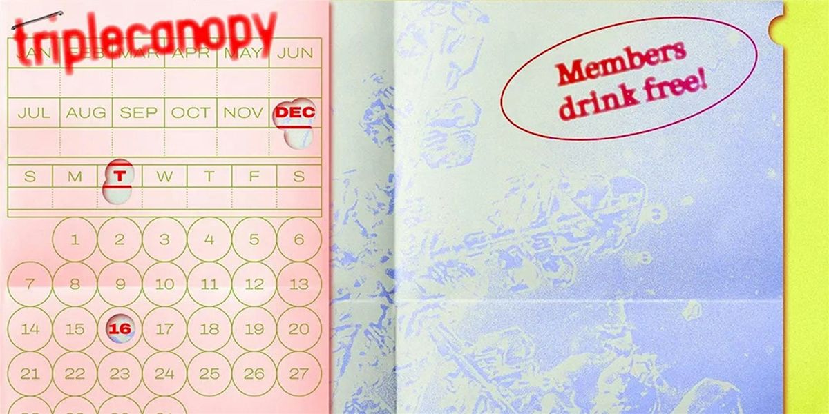 Triple Canopy Holiday Party 2025, 16 December | Event in New York | AllEvents