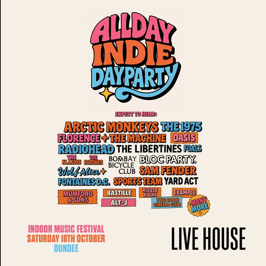 Allday Indie Festival - Dundee, 18 October | Event in Dundee | AllEvents