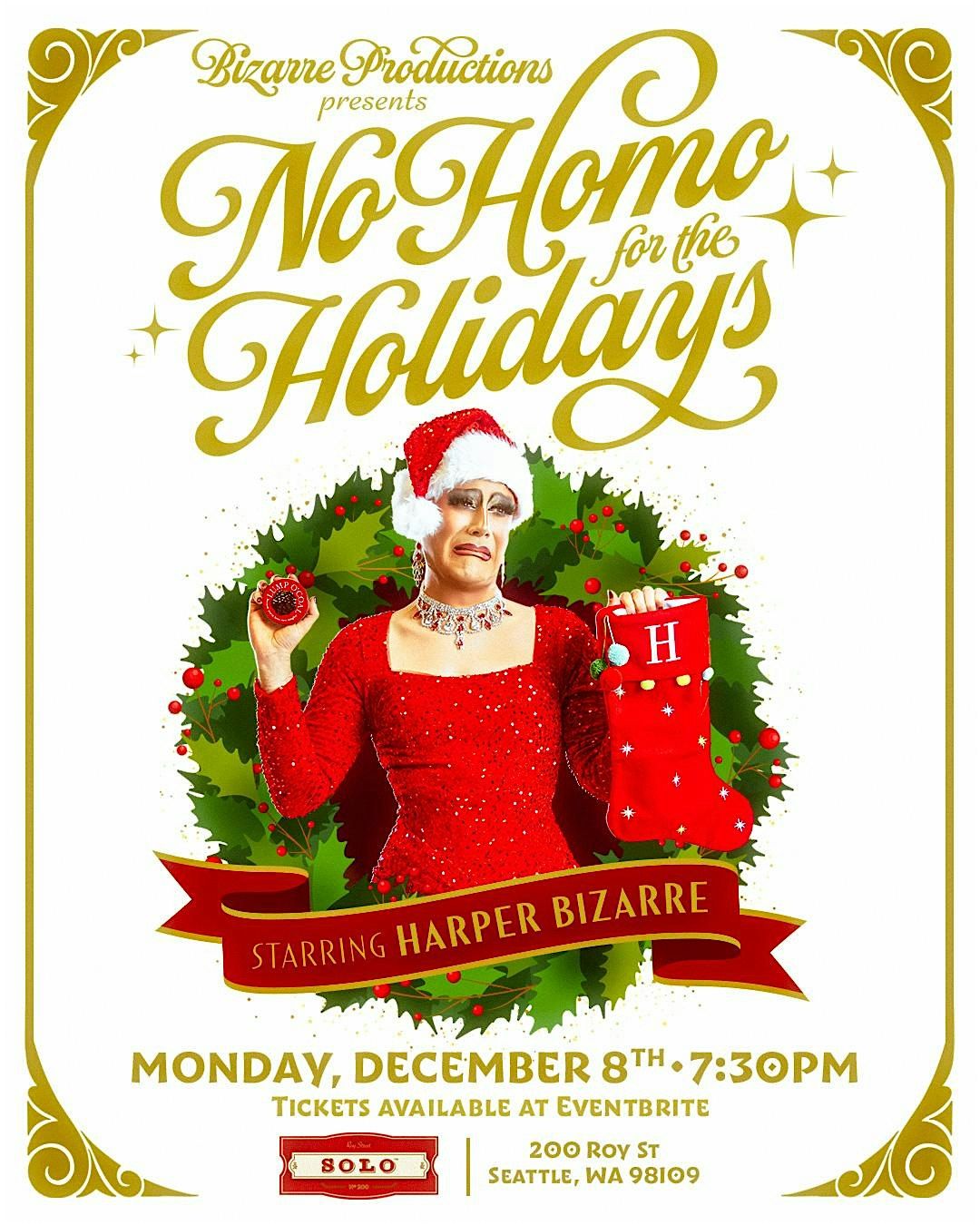 No Homo for the Holidays! | Event in Seattle | AllEvents