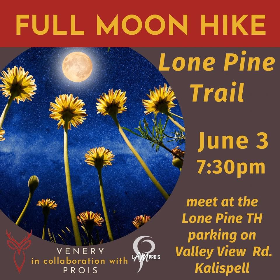 Full Moon Hike at Lone Pine, Lone Pine State Park, Kalispell, 3 June