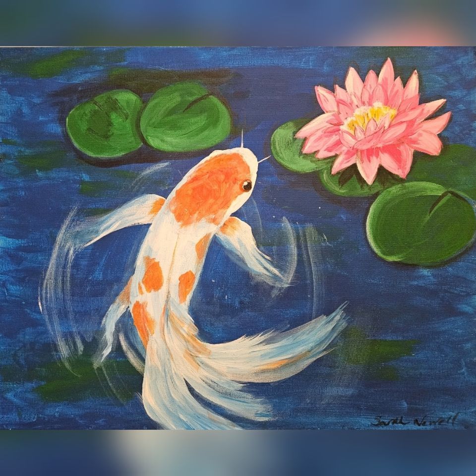 Koi Fish PaintNSip!, Sage Taproom 910 S Columbia Center Blvd STE G