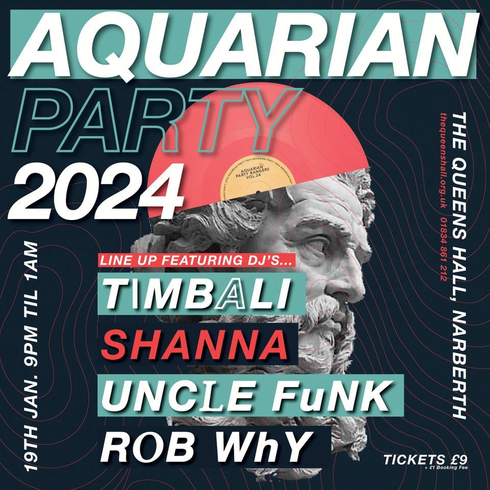 Aquarian Party 2024 , Queens Hall Narberth, January 19 2024 AllEvents.in