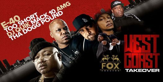 West Coast Takeover Fox Theatre Detroit April 9 2022 Allevents In Holiday Jam Sacramento 2022