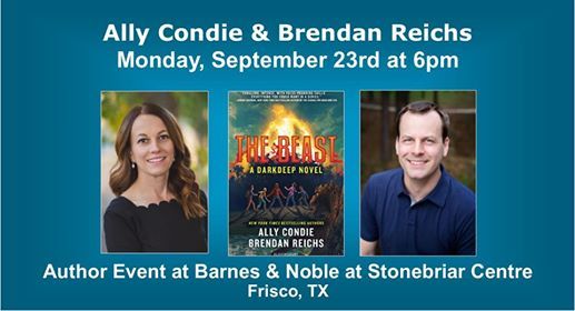 Ally Condie Brendan Reichs At Barnes Noble Frisco