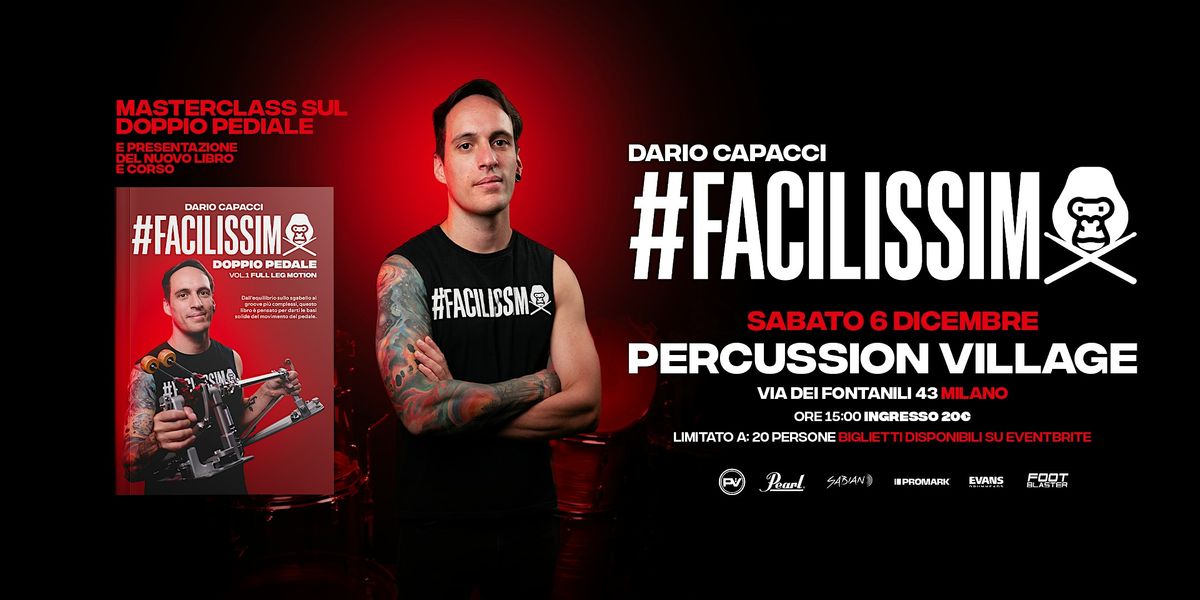 #FACILISSIMO! Masterclass Metal con DARIO CAPACCI, 6 December | Event in Milano | AllEvents