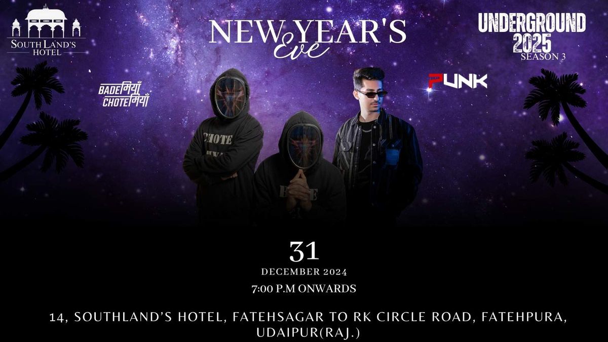 UNDERGROUND, 31 December | Event in Udaipur | AllEvents