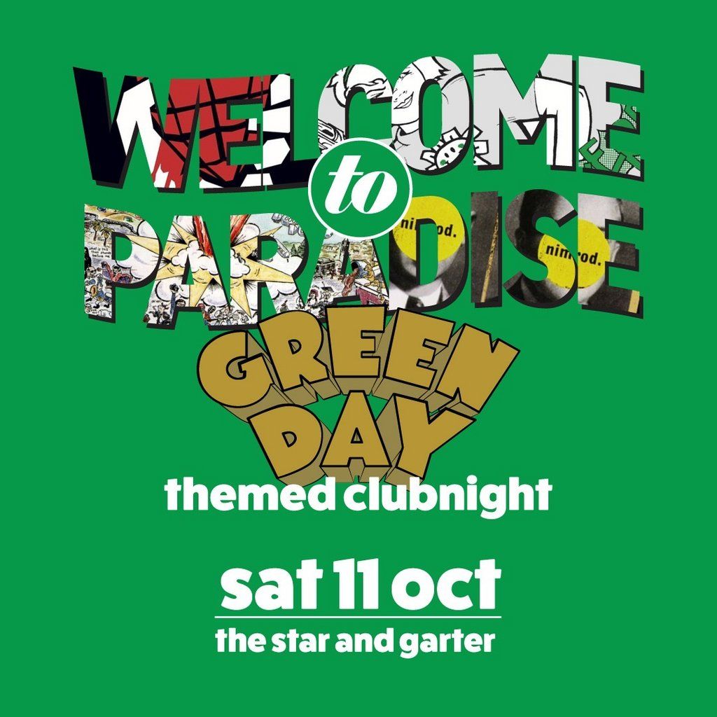Welcome To Paradise: Green Day Themed Club Night, 11 October | Event in Manchester | AllEvents