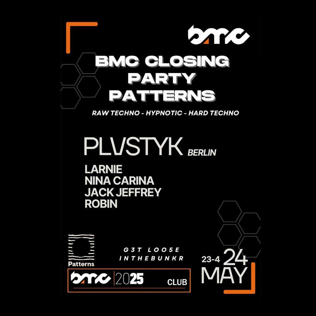 G3T LOO5E Inthebunkr - BMC Closing Party - TECHNO, 24 May | Event in Brighton | AllEvents
