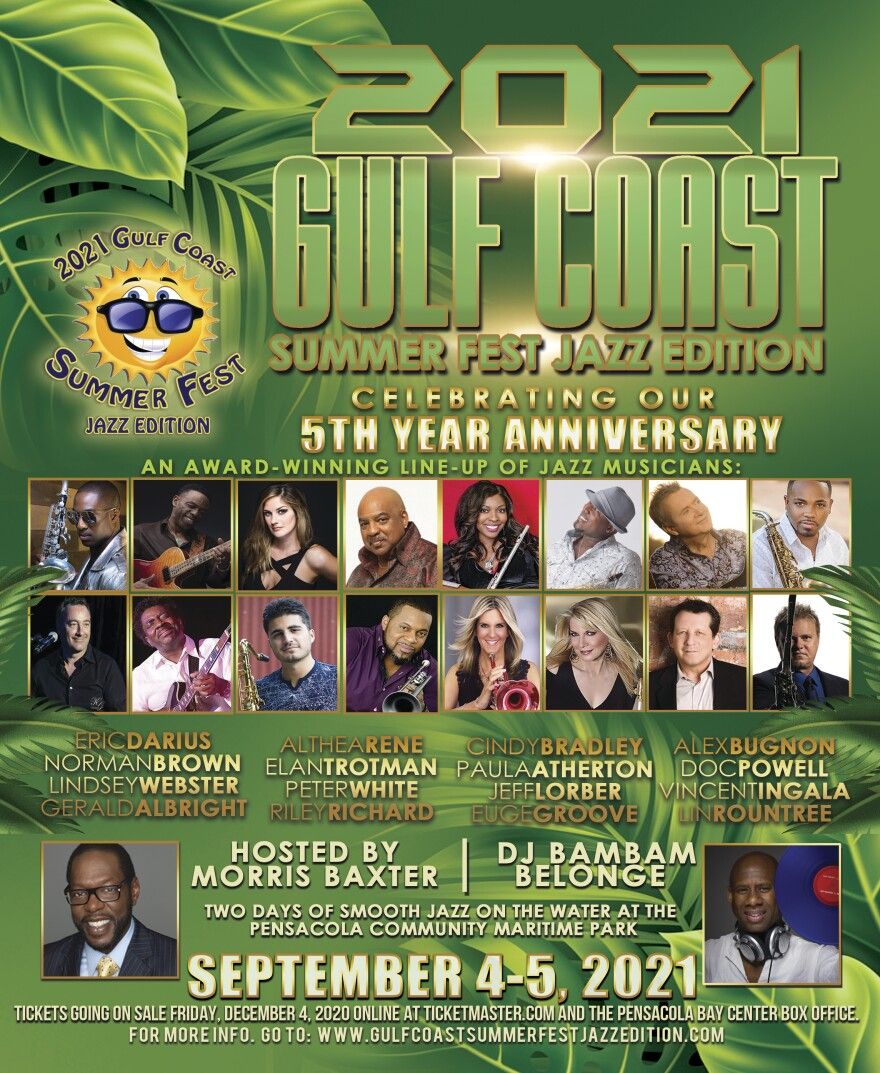 Gulf Coast Summer Fest - Friday at Vince J. Whibbs Sr. Community Maritime Park, 19 September | Event in Pensacola