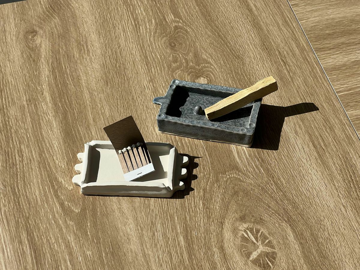 Ceramic Ashtray or Incense Holder - Intro to Pottery Ceramics Class, 13 December | Event in West Hollywood