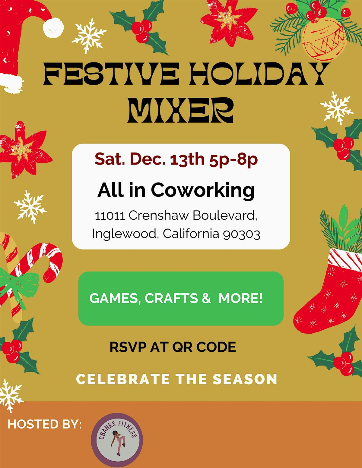 Annual Festive Holiday Mixer, 13 December | Event in Inglewood | AllEvents