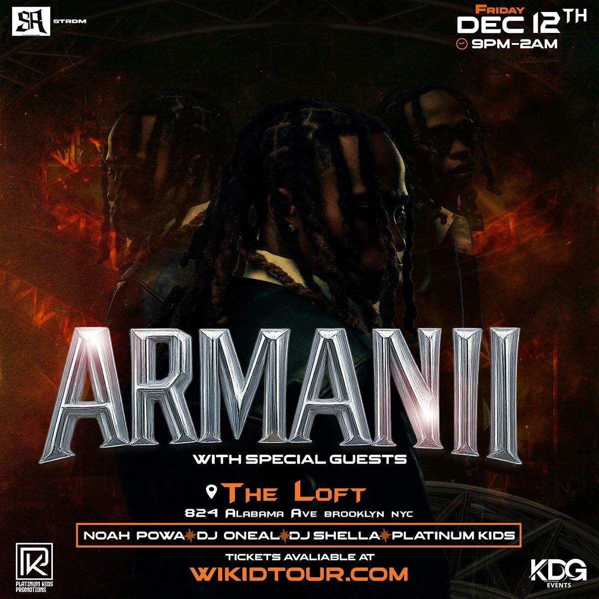 ARMANII LIVE AT THE LOFT, 12 December | Event in Brooklyn | AllEvents