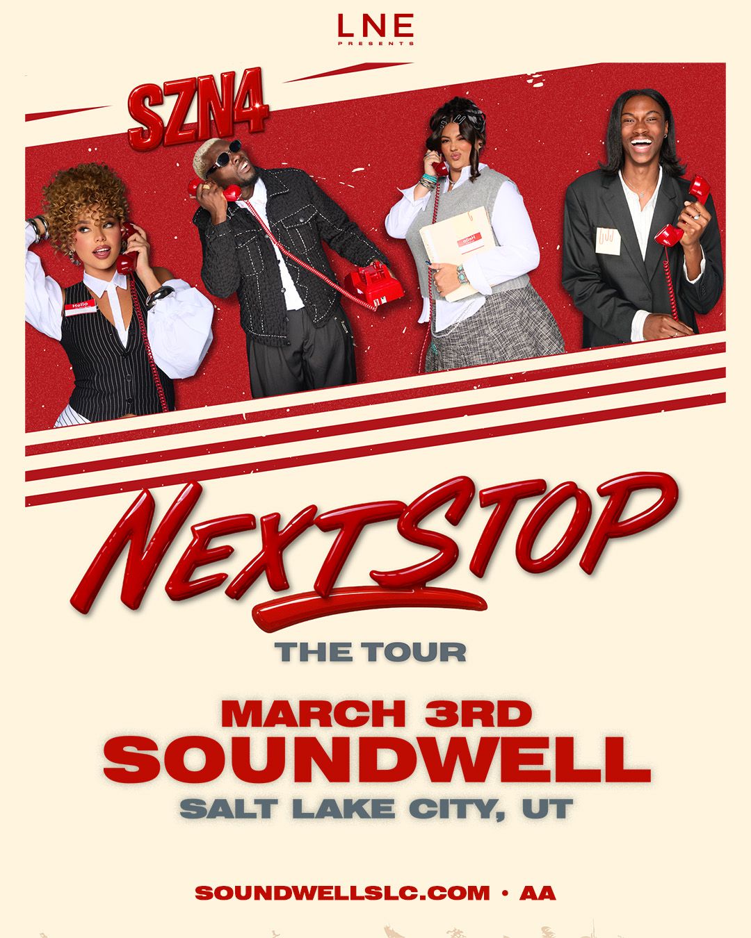 SZN4: Next Stop: The at Ardmore Music Hall, 16 February | Event in Ardmore | AllEvents