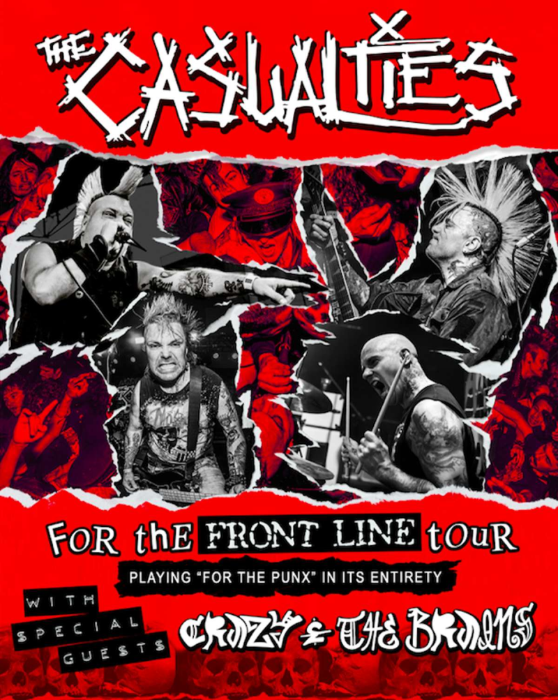 The Casualties with Crazy & The Brains at Phantom Power | Event in Millersville | AllEvents
