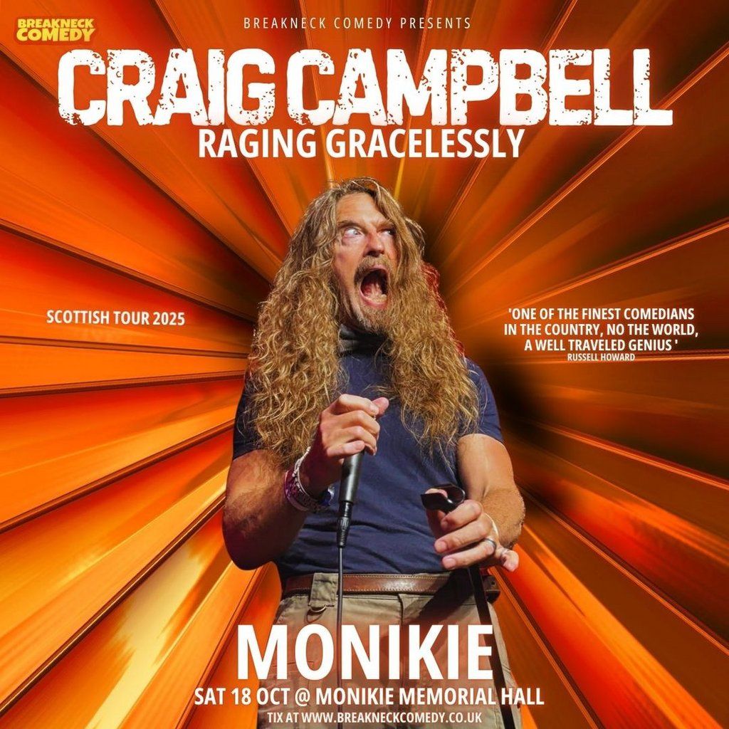 Craig Campbell: Raging Graciously, 18 October | Event in Dundee | AllEvents