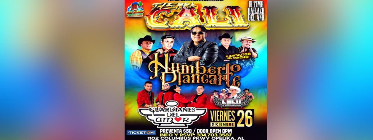 TIERRA CALI,  HUMBERTO PLANCARTE  & MAS EN OPELIKA, 26 December | Event in Opelika | AllEvents