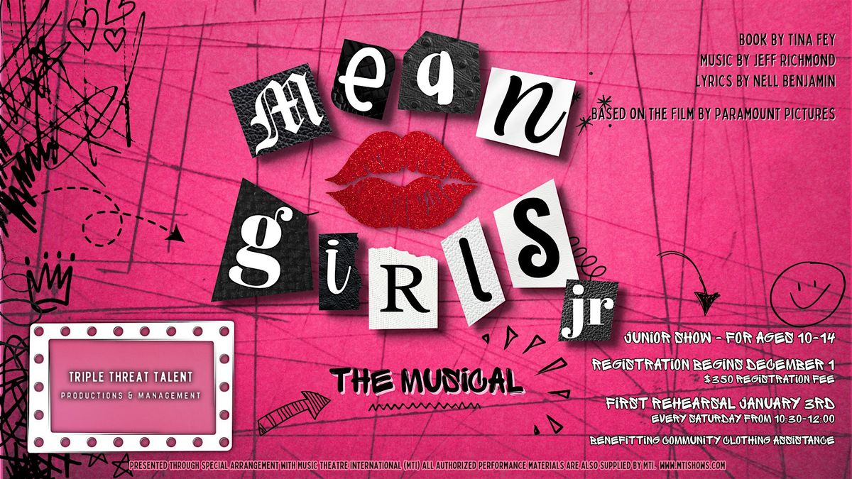 Mean Girls Jr. Registration, 3 January | Event in Thunder Bay | AllEvents