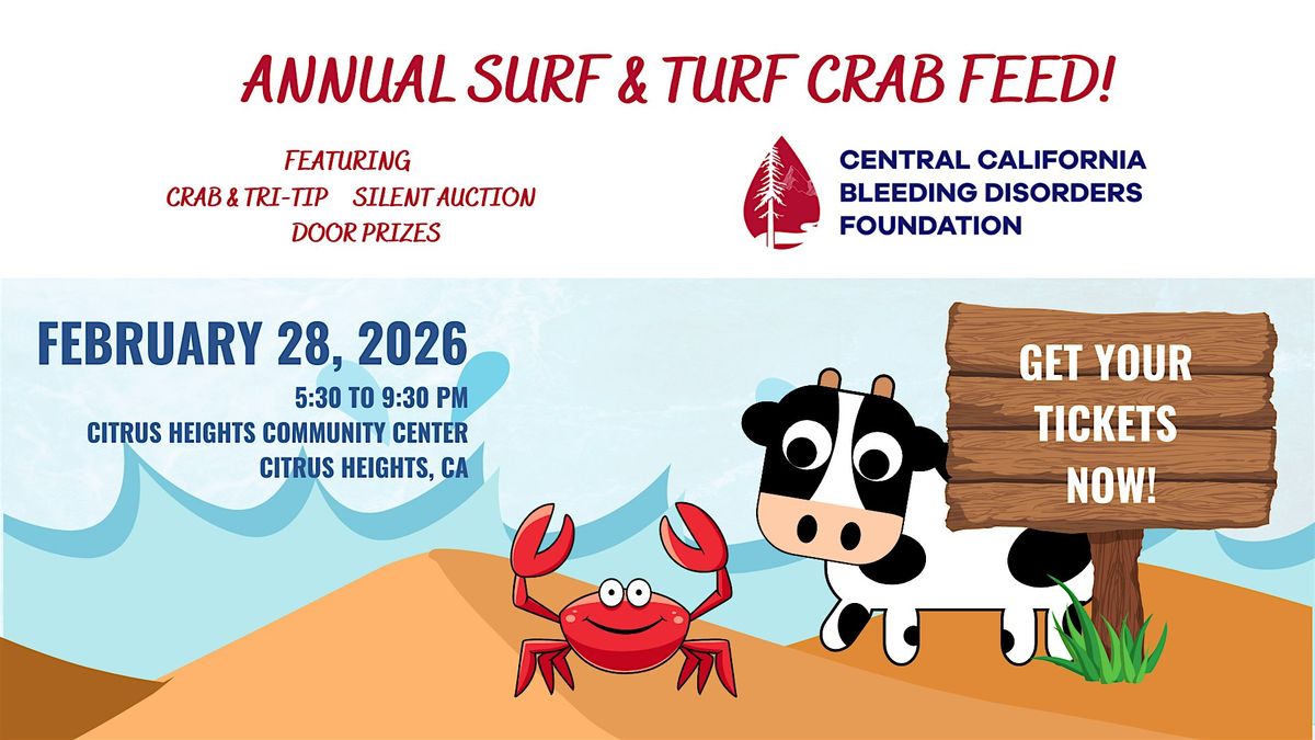 Annual Surf & Turf Crab Feed, 28 February | Event in Citrus Heights | AllEvents