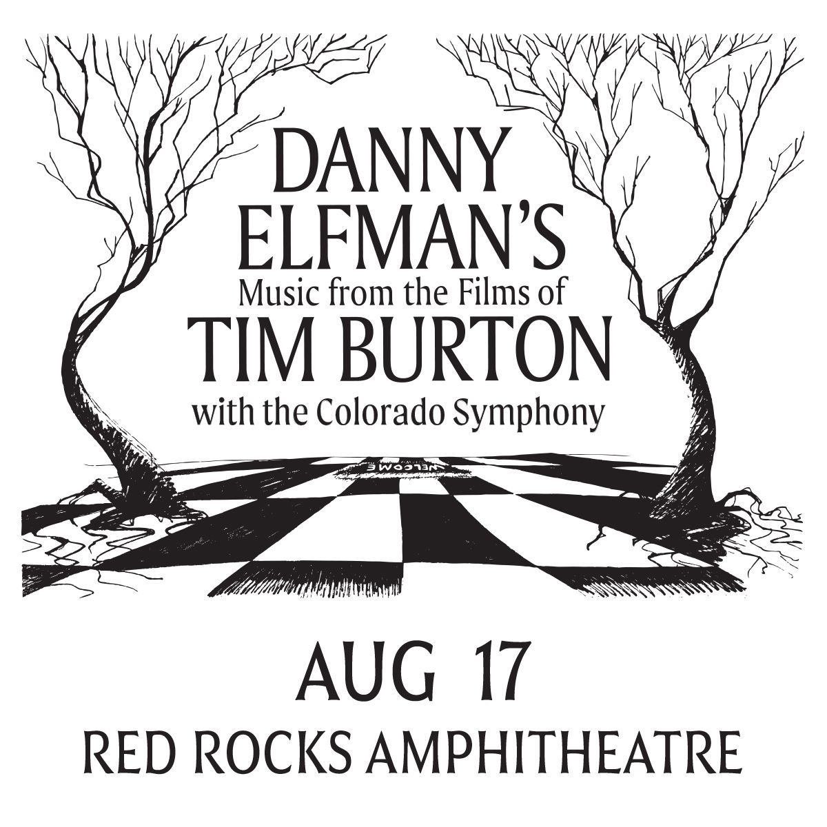Danny Elfman with the Colorado Symphony - Music from the Films of Tim Burton at Red Rocks Amphitheatre, 17 August